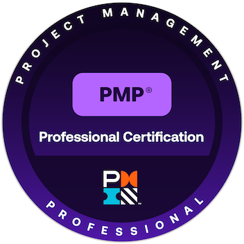 PMP&reg; — Project Management Professional badge